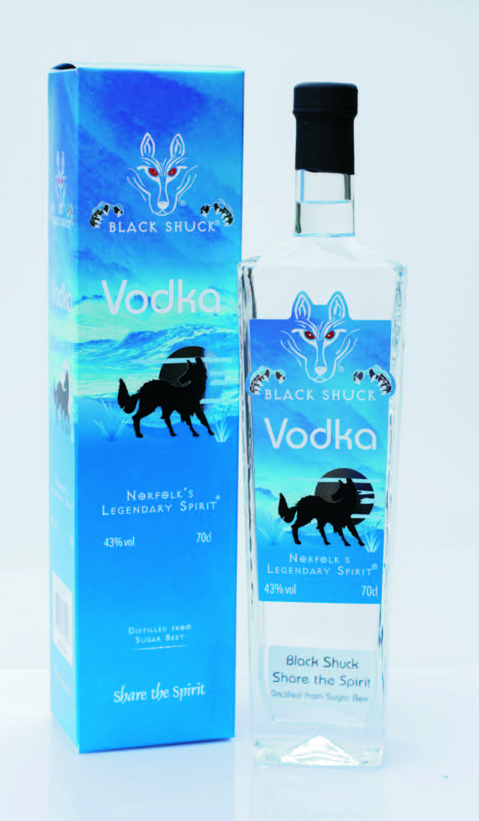 BLACK SHUCK VODKA  43% vol